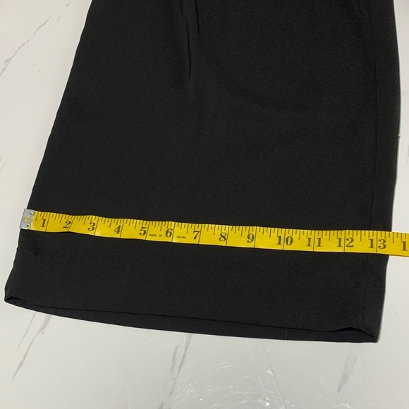 Zara Women’s Like New Black Square Tie Front Ribbon Pants Size Small - Picture 16 of 16